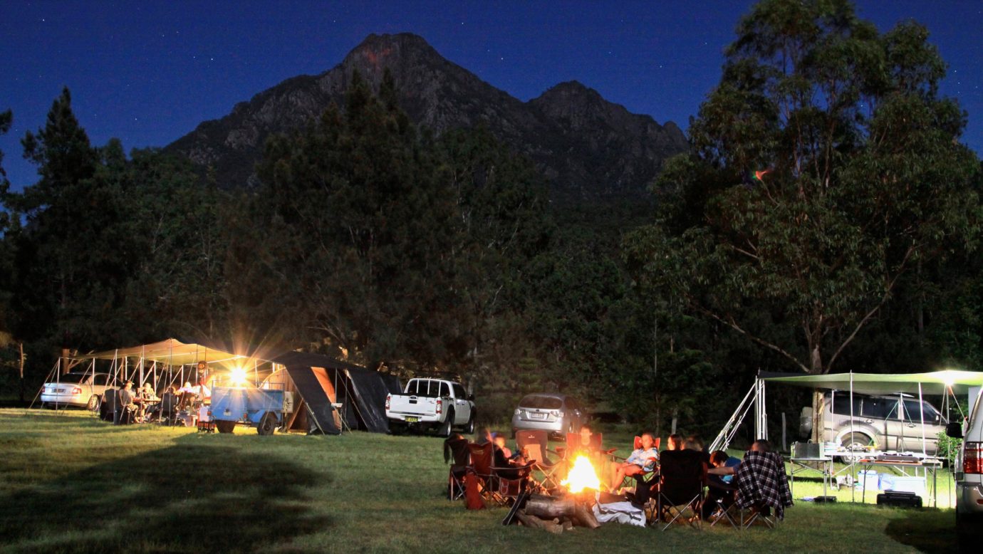 Camping at Mt Barney Lodge
