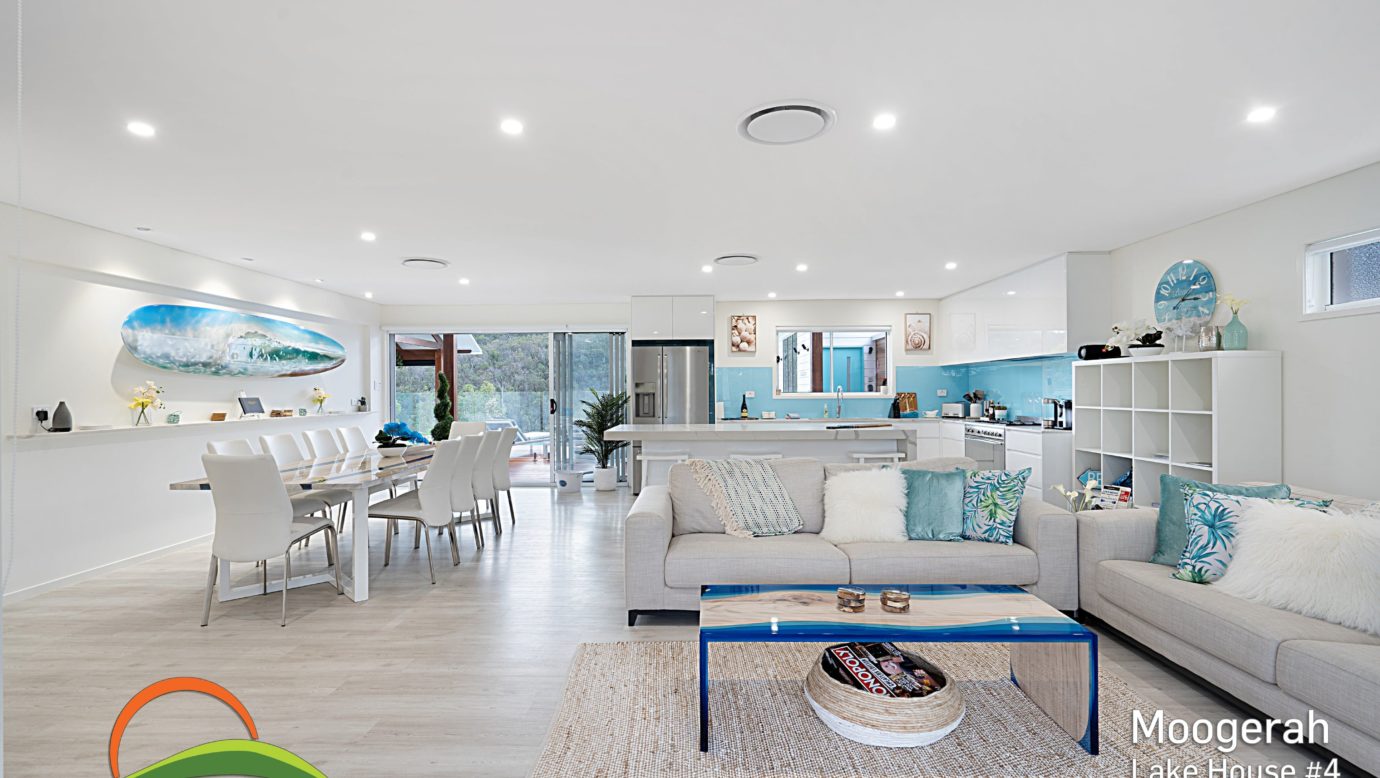 Lake House 4 - Living, Dining and Kitchen