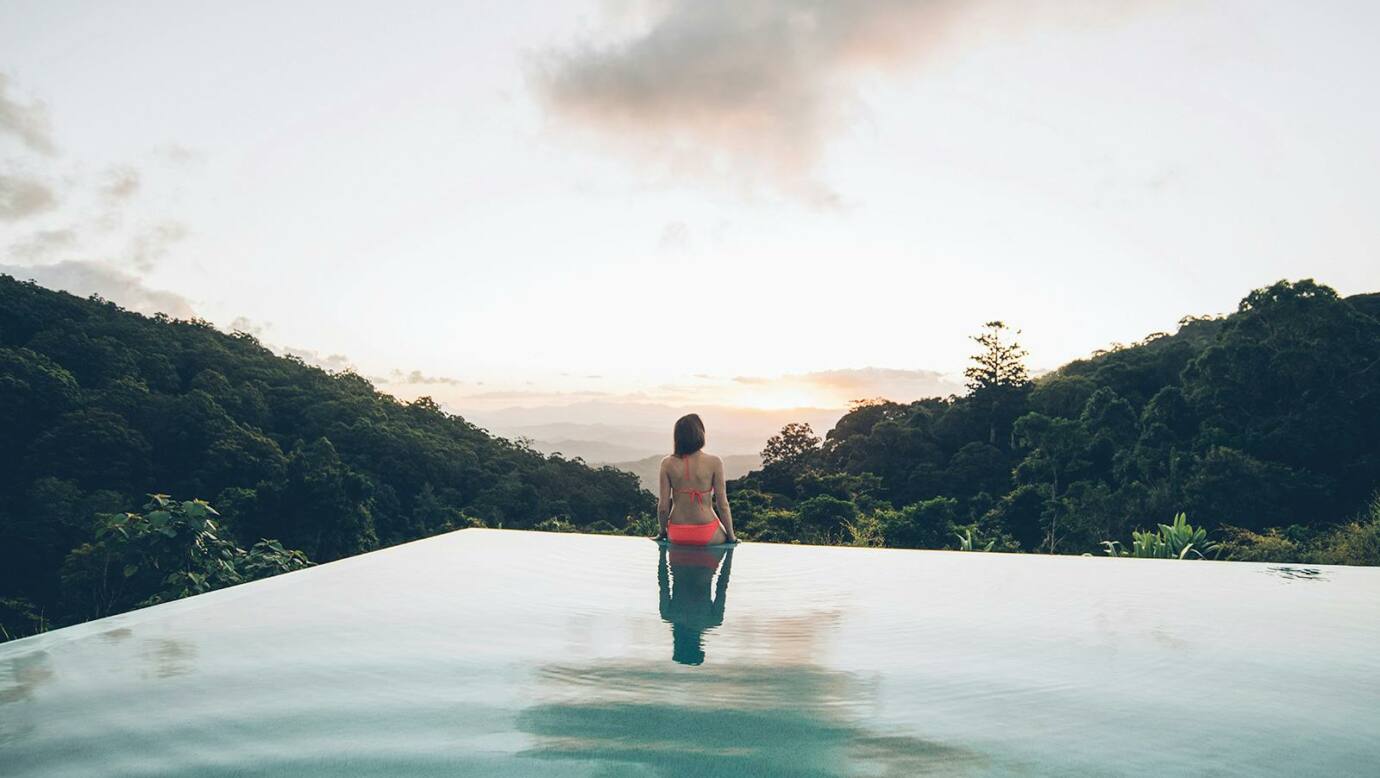 OReillys Infinity Pool at Sunset