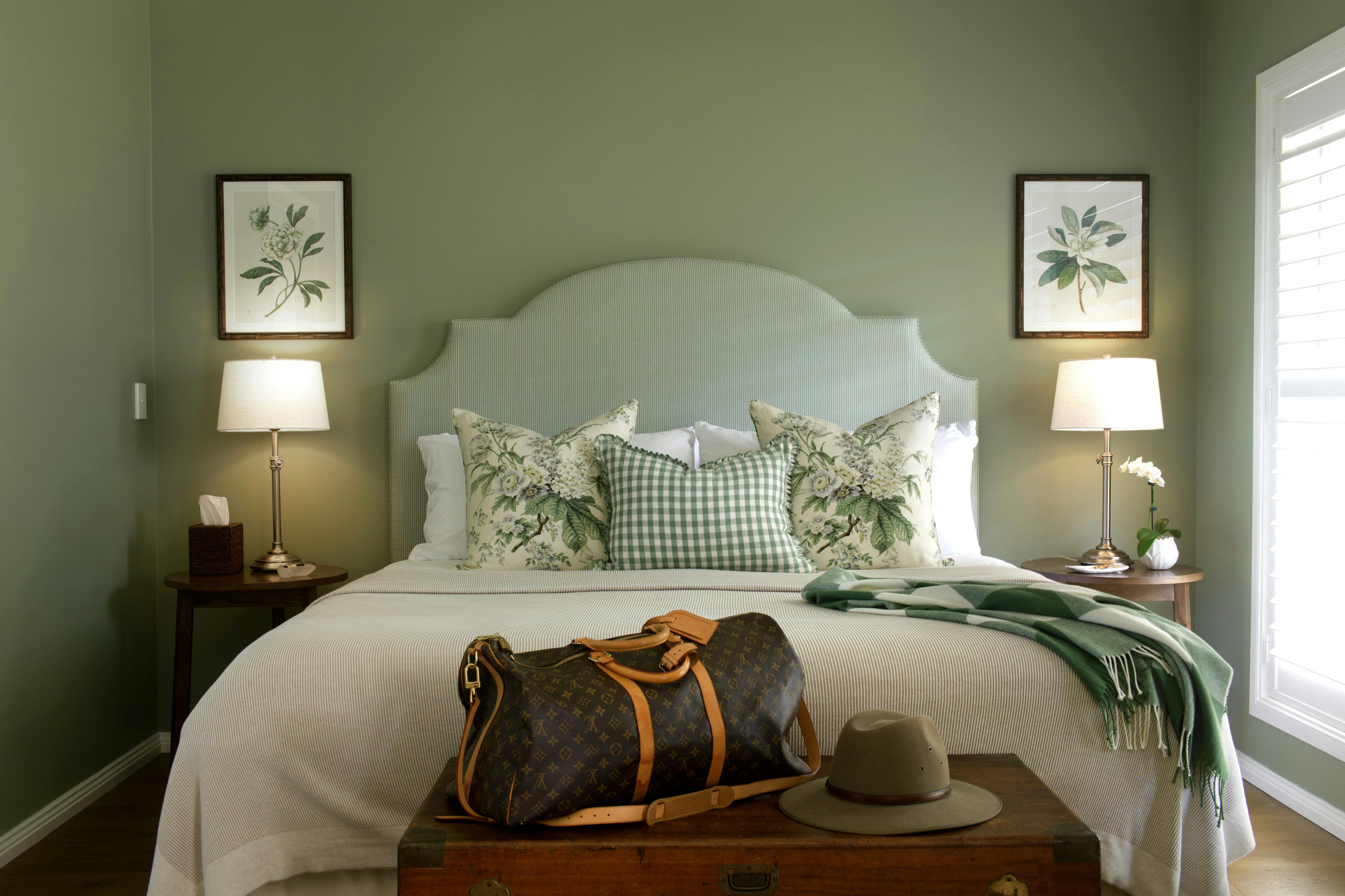 Luxury appointed guest suites with log fire