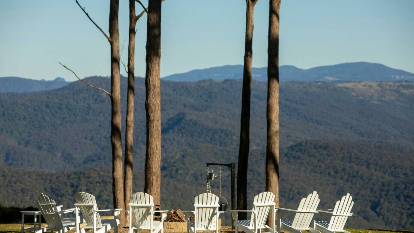 Spectacular views from the Fire-pit