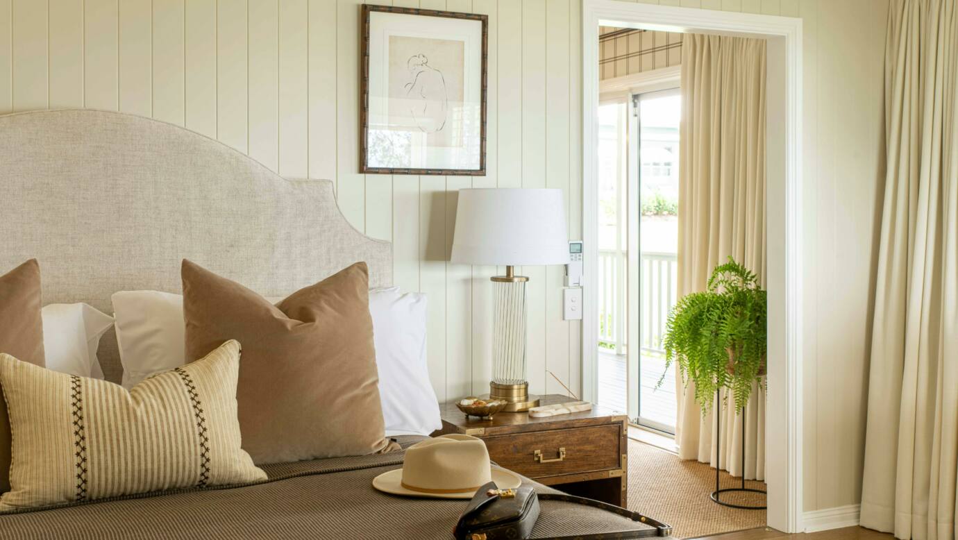 Luxurious suite with stunning views