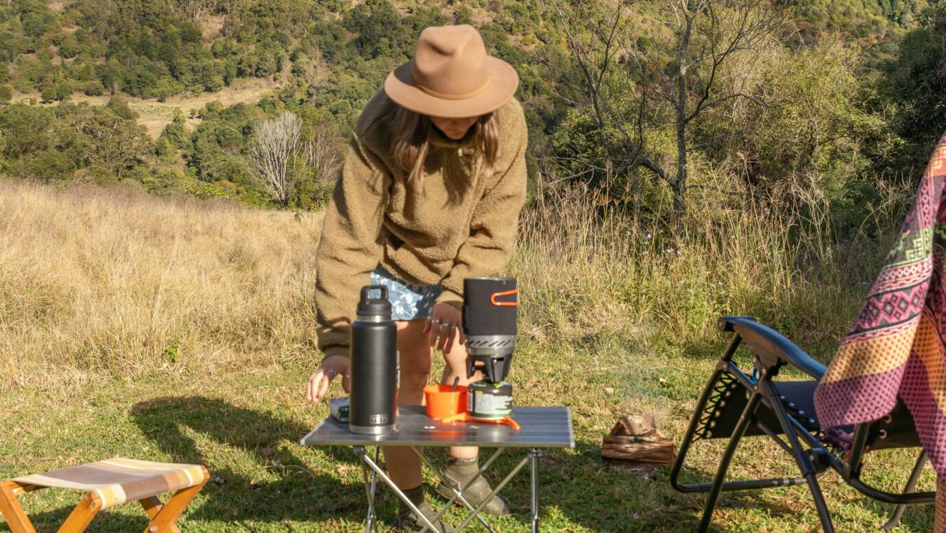 Morning coffee with a view