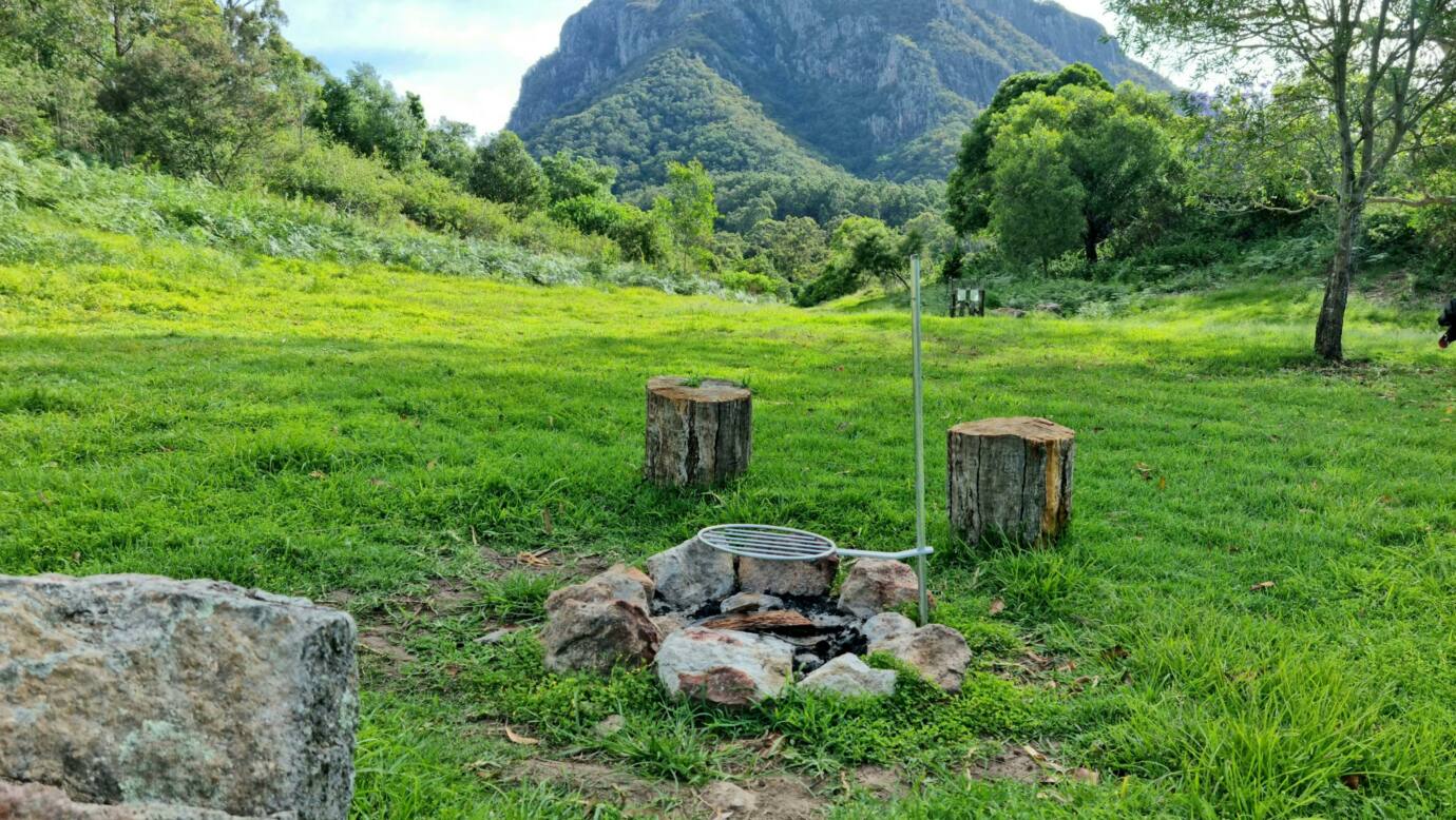One of the fire pits