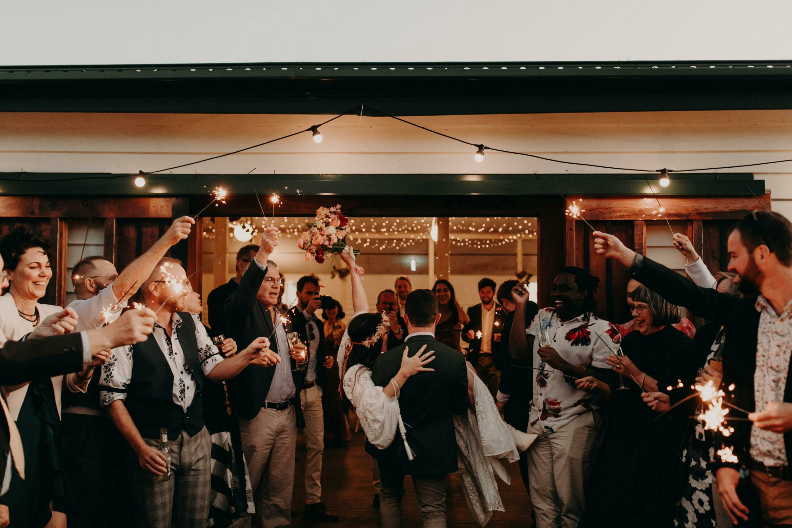 Bride and groom entrance