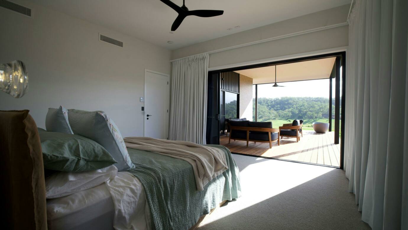 Master Bedroom opening onto deck