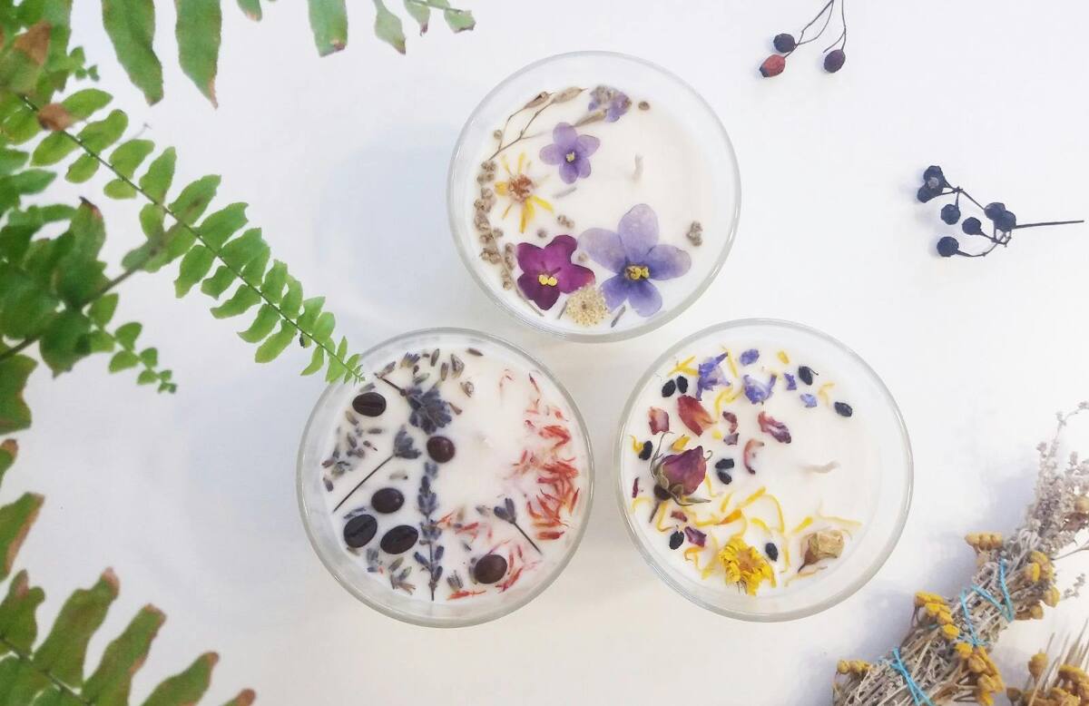 Crystals and Botanical Candle Making Class - Tamborine Mountain